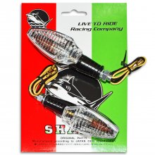 Φλας μίνι ζευγάρι universal Shark 1955 μαύρα / διάφανα 